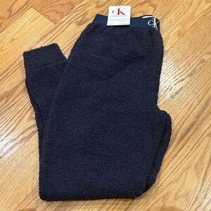 Calvin Klein Women’s Cozy Navy Joggers-NWT, Size Small